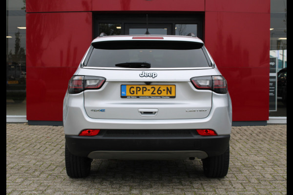 Jeep Compass 4xe 190 Plug-in Hybrid Electric Limited | Panoramadak | LED | Stoel/stuur verwarming Trekhaak | Rijdende auto niet altijd aanwezig