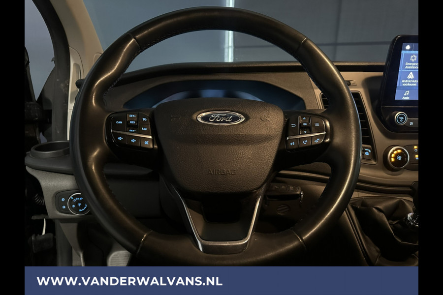 Ford Transit Custom 2.0 TDCI 131pk L2H1 Euro6 Airco | Apple Carplay | Android Auto | LED Cruiscontrol, Verwarmde Voorruit, Parkeersensoren, Bijrijdersbank, 2800kg Trekvermogen