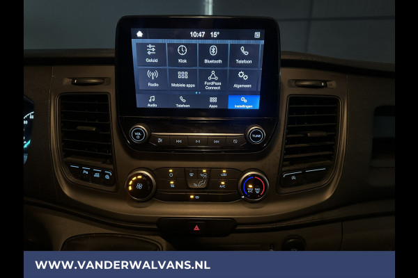 Ford Transit Custom 2.0 TDCI 131pk L2H1 Euro6 Airco | Apple Carplay | Android Auto | LED Cruiscontrol, Verwarmde Voorruit, Parkeersensoren, Bijrijdersbank, 2800kg Trekvermogen