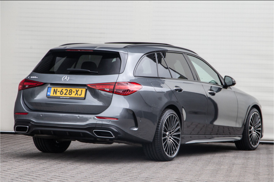 Mercedes-Benz C-Klasse Estate 300 e AMG Premium, Pano, Head-Up, Distronic, Memory, Nightpakket