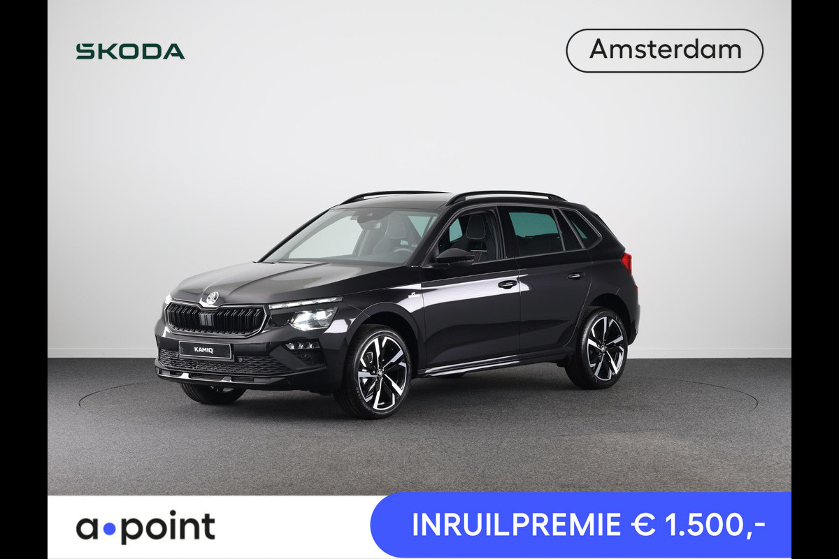 Škoda Kamiq 1.0 TSI Monte Carlo 115pk DSG-7 | Navigatiepakket | 18 inch | Adaptive Cruise | Dode hoek sensoren | Panoramadak | Stoelverwarming Škoda Kamiq 1.0 TSI Monte Carlo 115pk DSG-7 | Navigatiepakket | 18 inch | Adaptive Cruise | Dode hoek sensoren | Panoramadak | Stoelverwarming