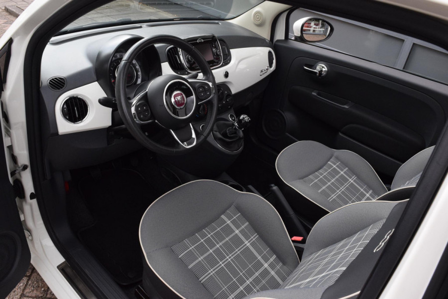 Fiat 500C 80pk Turbo Lounge|16"|Nav|Lage km!