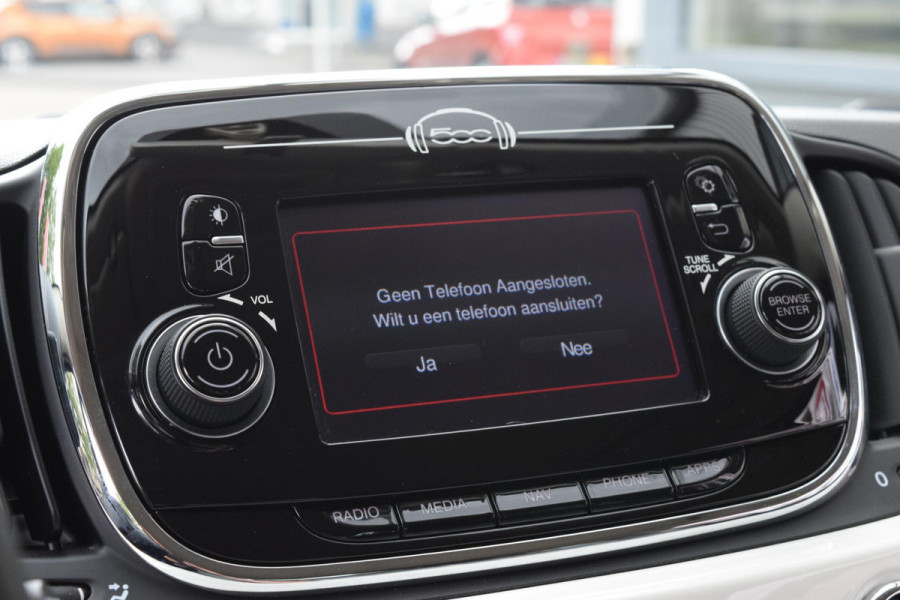 Fiat 500C 80pk Turbo Lounge|16"|Nav|Lage km!