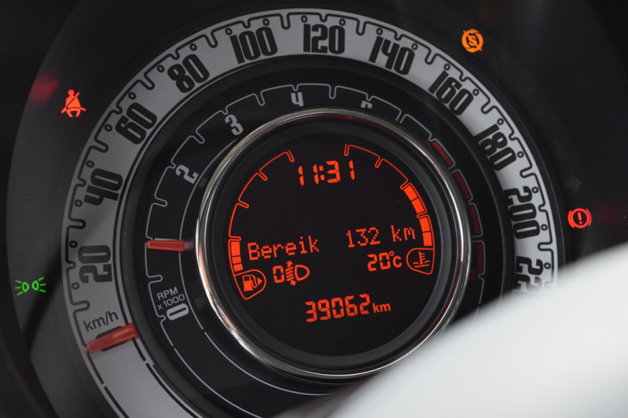Fiat 500C 80pk Turbo Lounge|16"|Nav|Lage km!