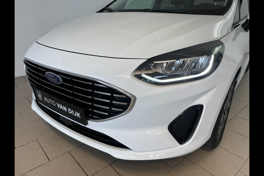Ford Fiesta 1.0 EcoBoost Hybrid AIRCO NAVI CRUISE ELEK RAMEN CENT VERG VELGEN 5 DEURS PRIVACYGLAS ZEER NETTE AUTO