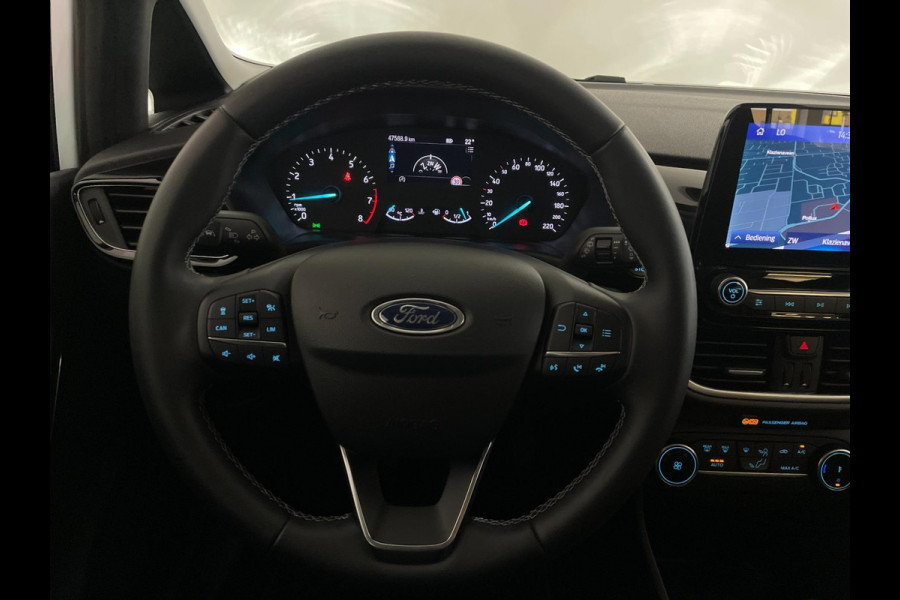 Ford Fiesta 1.0 EcoBoost Hybrid AIRCO NAVI CRUISE ELEK RAMEN CENT VERG VELGEN 5 DEURS PRIVACYGLAS ZEER NETTE AUTO