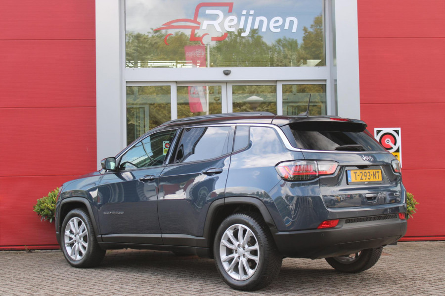 Jeep Compass 1.3T LONGITUDE AUTOMAAT | NAVIGATIE | ACHTERUITRIJCAMERA | PARKEERSENSOREN | APPLE CARPLAY / ANDROID AUTO | LICHTMETALEN VELGEN | LED KOPLAMPEN | LED MISTLAMPEN | ADAPTIVE CRUISE CONTROL | KEYLESS ENTRY / START | DRAADLOOS TELEFOONLADER | CLIMATE CONTROL |