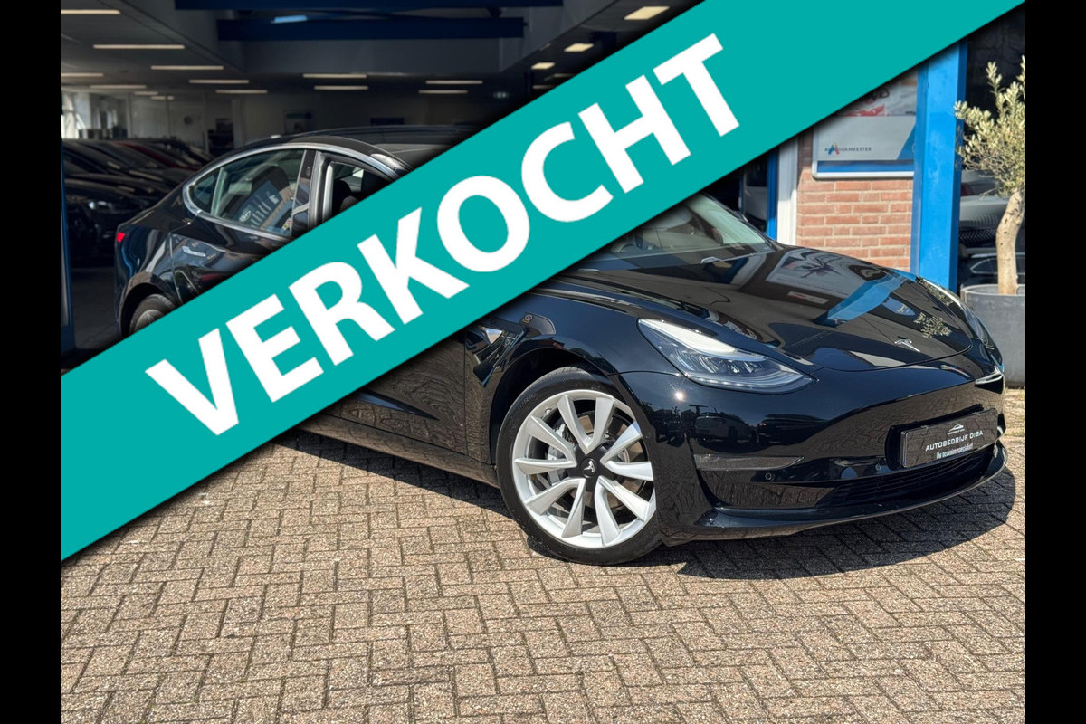 Tesla Model 3 Long Range AWD 75 kWh 2019 ZWART NAVI NAP BTW! Tesla Model 3 Long Range AWD 75 kWh 2019 ZWART NAVI NAP BTW!