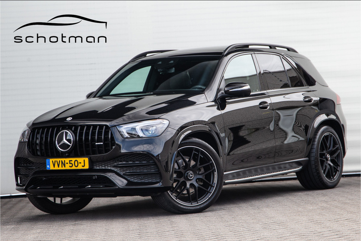 Mercedes-Benz GLE 400 D 4MATIC AMG Nightpakket, Pano, Grijs Kenteken, Burmester, Distronic, Trekhaak 2022 Mercedes-Benz GLE 400 D 4MATIC AMG Nightpakket, Pano, Grijs Kenteken, Burmester, Distronic, Trekhaak 2022