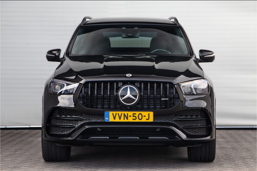 Mercedes-Benz GLE 400 D 4MATIC AMG Nightpakket, Pano, Grijs Kenteken, Burmester, Distronic, Trekhaak 2022