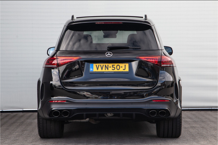 Mercedes-Benz GLE 400 D 4MATIC AMG Nightpakket, Pano, Grijs Kenteken, Burmester, Distronic, Trekhaak 2022