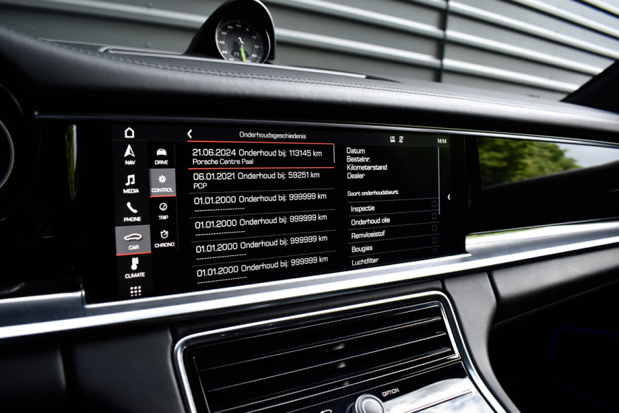 Porsche Panamera 2.9 4 E-Hybrid 462pk Sport Design | 21'' Velgen | Bose | 360 Camera | Sport Chrono Pakket | Memory | Sfeerverlichting | CarPlay |