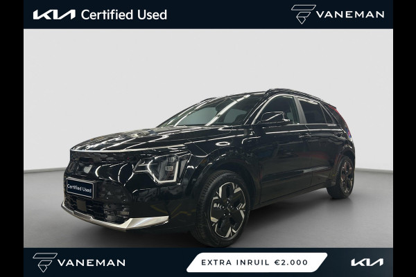Kia Niro EV Edition Advanced 64.8 kWh | Automaat | Navi | Clima | Cruise | Stoel & Stuurverwarming | Leder | Schuif Kanteldak | Sensoren |