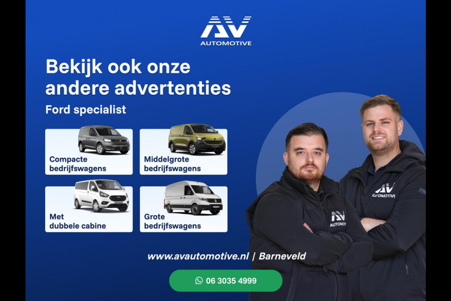 Ford Transit Custom 2.0 TDCI Limited | L+R Schuifdeur | ACC | CarPlay | Lane Assist | PDC V+A | LED | Onderhoudsbeurt | Nieuwe APK