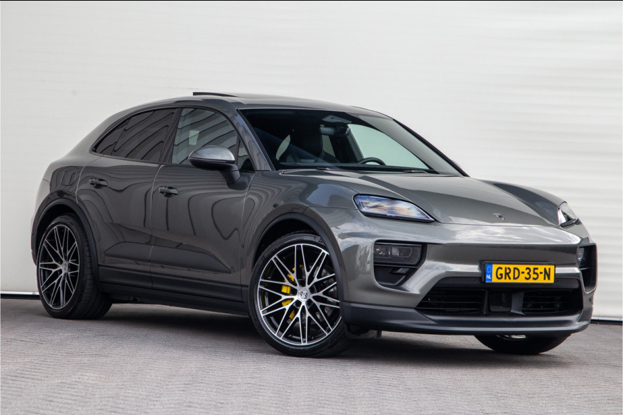 Porsche Macan 4 100 kWh Panorama, Trekhaak, 22" , 18-voudige Sportstoelen, Aventurin gruen