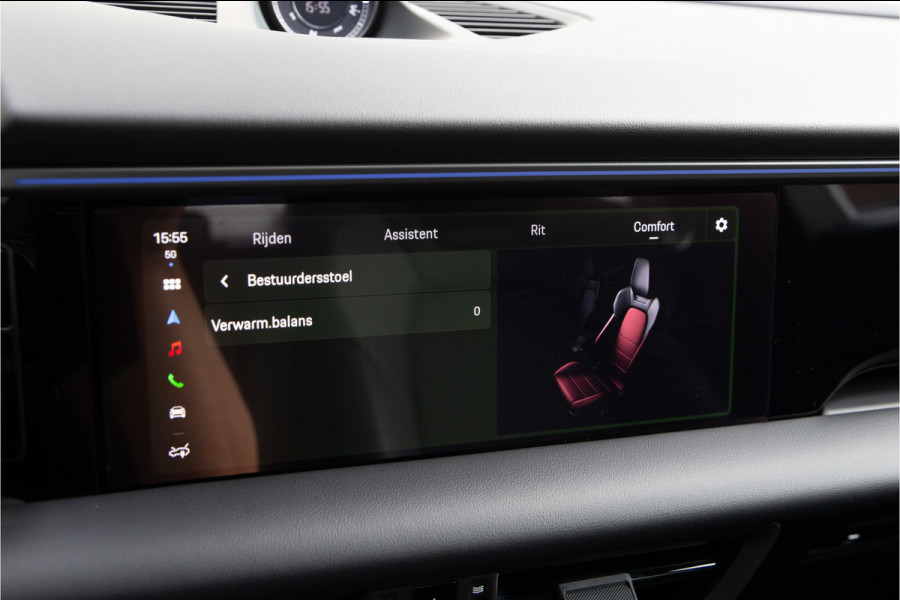 Porsche Macan 4 100 kWh Panorama, Trekhaak, 22" , 18-voudige Sportstoelen, Aventurin gruen