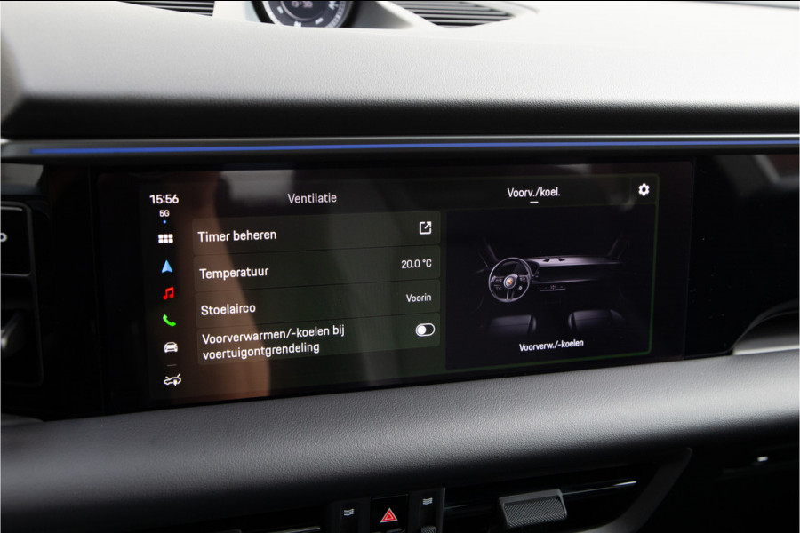 Porsche Macan 4 100 kWh Panorama, Trekhaak, 22" , 18-voudige Sportstoelen, Aventurin gruen