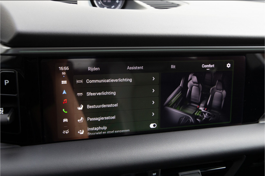 Porsche Macan 4 100 kWh Panorama, Trekhaak, 22" , 18-voudige Sportstoelen, Aventurin gruen