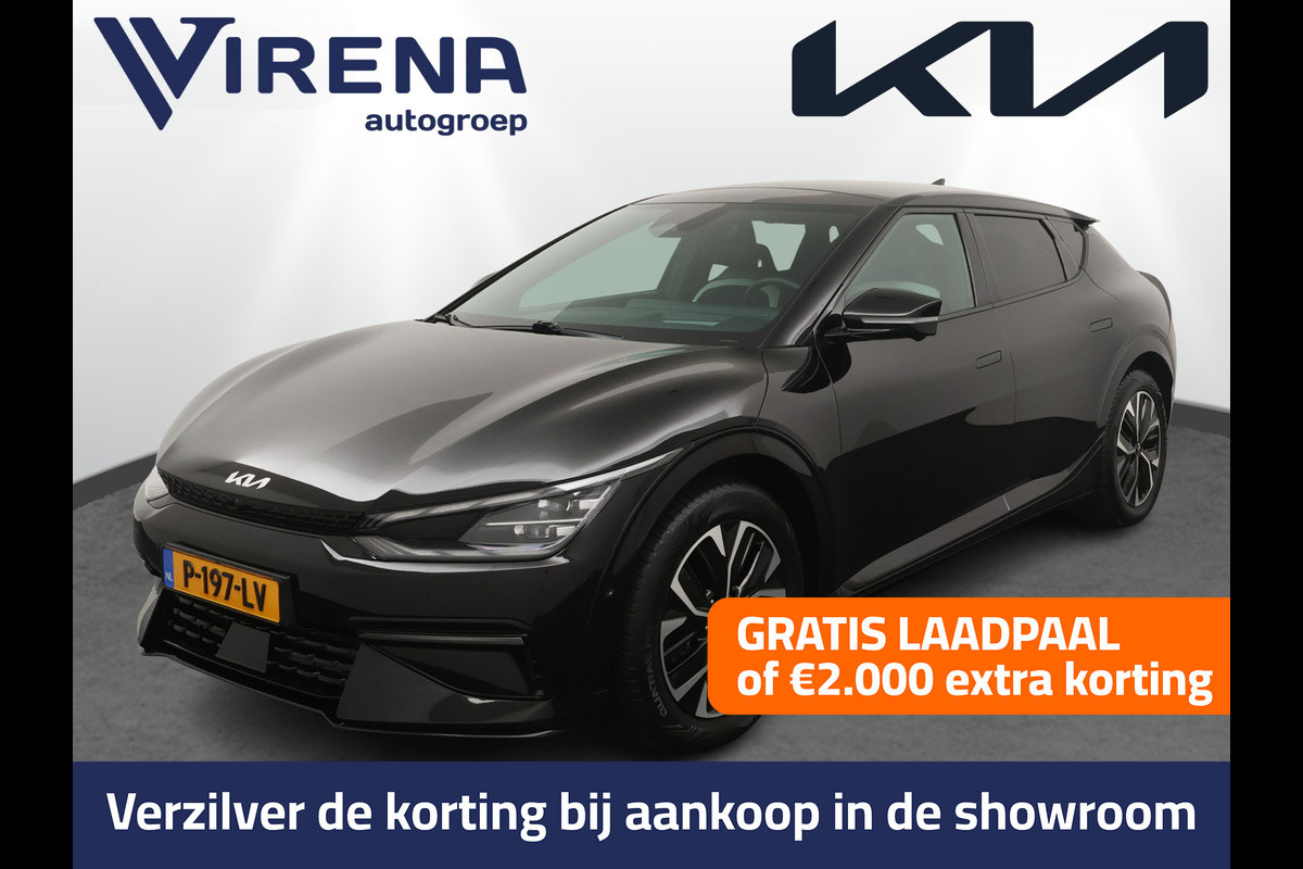 Kia Ev6 GT-Line 77.4 kWh - SOH 95,7% - Elektrisch glazen schuif-/kanteldak - Apple Carplay/Android Auto - Fabrieksgarantie tot 05-2029 Kia Ev6 GT-Line 77.4 kWh - SOH 95,7% - Elektrisch glazen schuif-/kanteldak - Apple Carplay/Android Auto - Fabrieksgarantie tot 05-2029