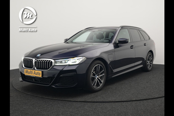 BMW 5 Serie Touring 530e M Sport Plug In Hybrid 293pk PHEV | Trekhaak af Fabriek | Laser LED | Adaptive Cruise | Head Up | Camera | Keyless | Lederen Sportstoelen | Apple Carplay | Sfeerverlichting |