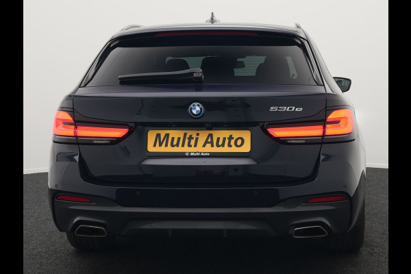 BMW 5 Serie Touring 530e M Sport Plug In Hybrid 293pk PHEV | Trekhaak af Fabriek | Laser LED | Adaptive Cruise | Head Up | Camera | Keyless | Lederen Sportstoelen | Apple Carplay | Sfeerverlichting |