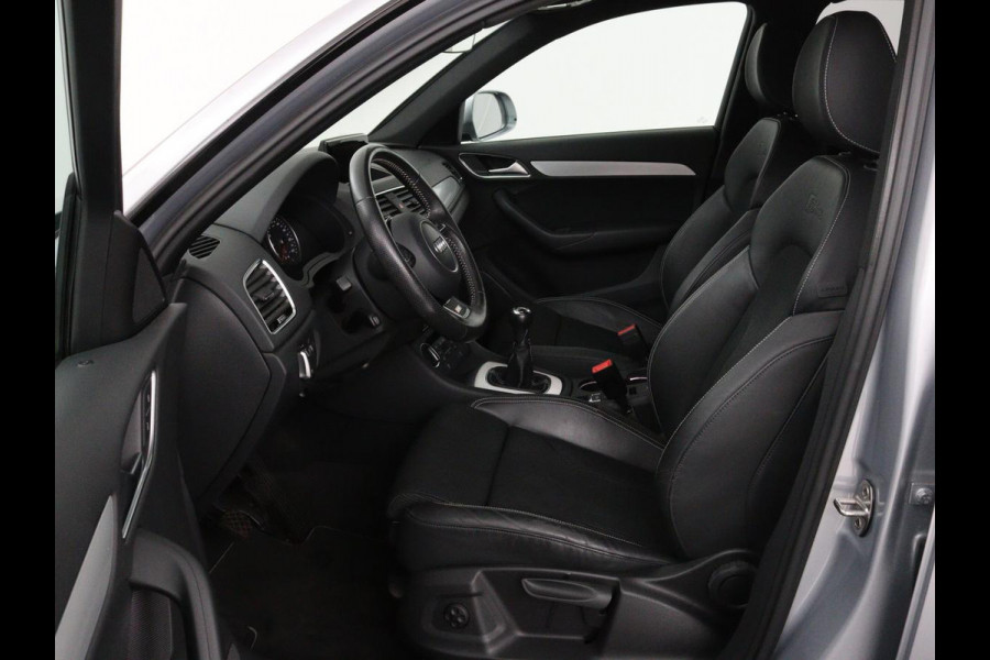 Audi Q3 1.4 TFSI Sport S Line Edition | Origineel NL | Half leder | Trekhaak | Full LED | Sportstoelen | Navigatie | Climate control | Parkeerhulp | Cruise control | Bluetooth | Getint glas