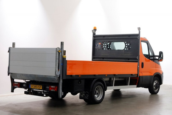 Iveco Daily 35C14 136pk Euro6 Open Laadbak met laadklep en trekhaak 3500kg 10-2018