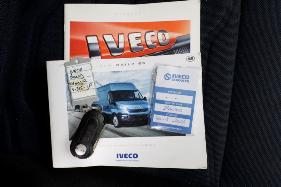 Iveco Daily 35C14 136pk Euro6 Open Laadbak met laadklep en trekhaak 3500kg 10-2018