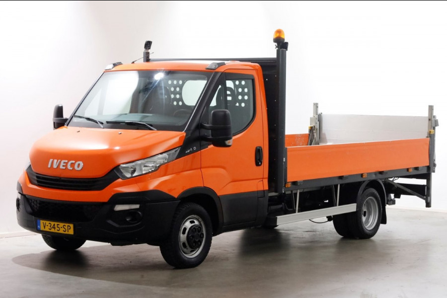 Iveco Daily 35C14 136pk Euro6 Open Laadbak met laadklep en trekhaak 3500kg 10-2018