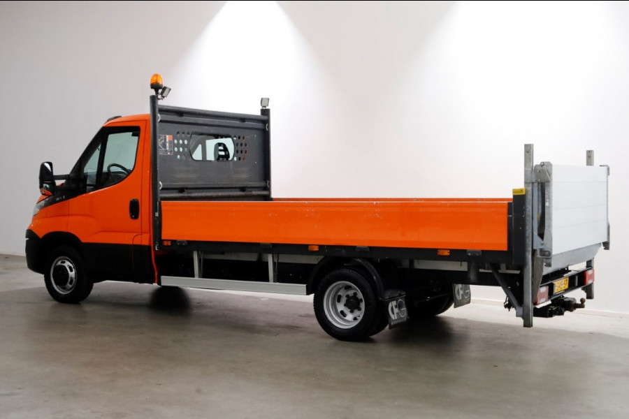 Iveco Daily 35C14 136pk Euro6 Open Laadbak met laadklep en trekhaak 3500kg 10-2018
