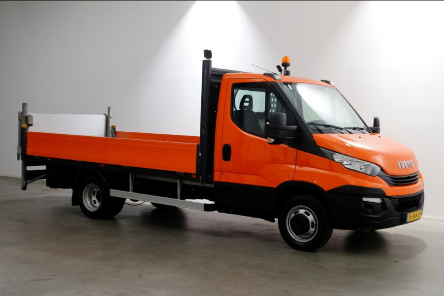 Iveco Daily 35C14 136pk Euro6 Open Laadbak met laadklep en trekhaak 3500kg 10-2018
