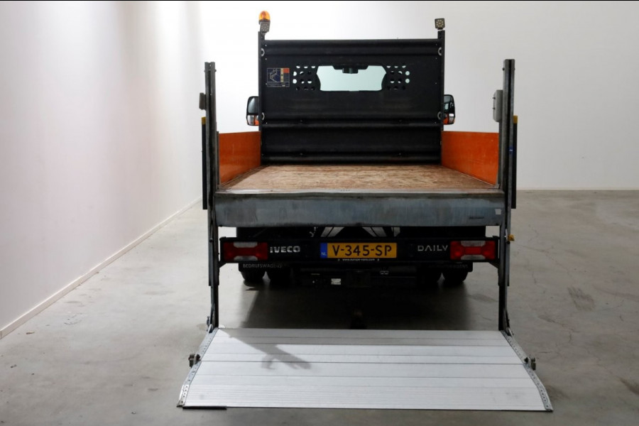 Iveco Daily 35C14 136pk Euro6 Open Laadbak met laadklep en trekhaak 3500kg 10-2018