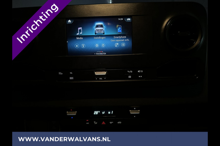 Mercedes-Benz Sprinter 316 CDI 164pk L2H2 Inrichting Euro6 Airco | Camera | Apple Carplay | Cruiscontrol 2800kg Trekhaak, Android Auto, Parkeersensoren