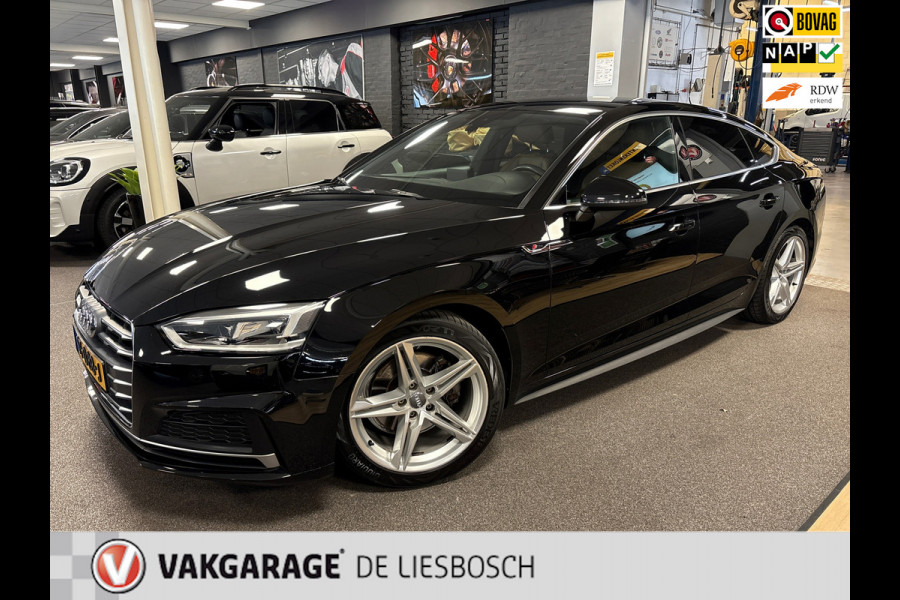 Audi A5 Sportback 2.0 TFSI MHEV Sport S-line Edition,leer,navi,boeken, origineel nederlands