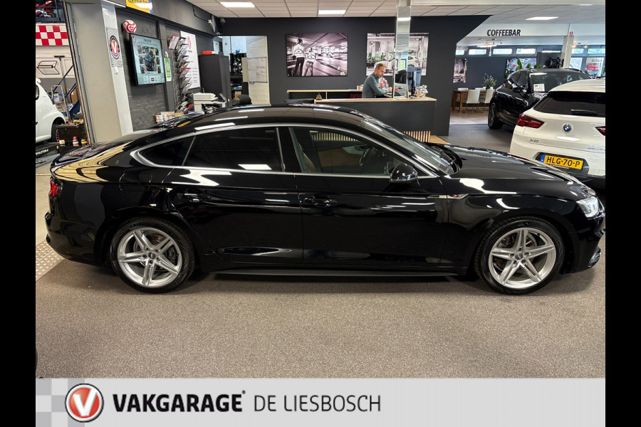 Audi A5 Sportback 2.0 TFSI MHEV Sport S-line Edition,leer,navi,boeken, origineel nederlands