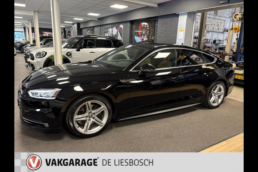 Audi A5 Sportback 2.0 TFSI MHEV Sport S-line Edition,leer,navi,boeken, origineel nederlands