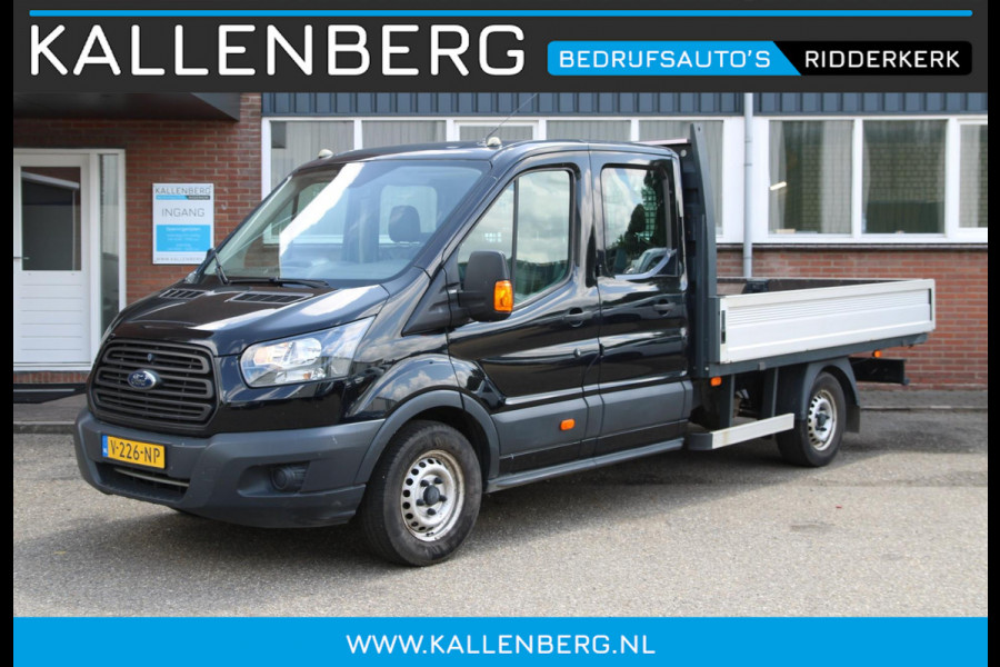 Ford Transit 350 2.0 TDCI L4H1 DC / Laadkraan / Pick up / 7 persoons / dubbel cabine