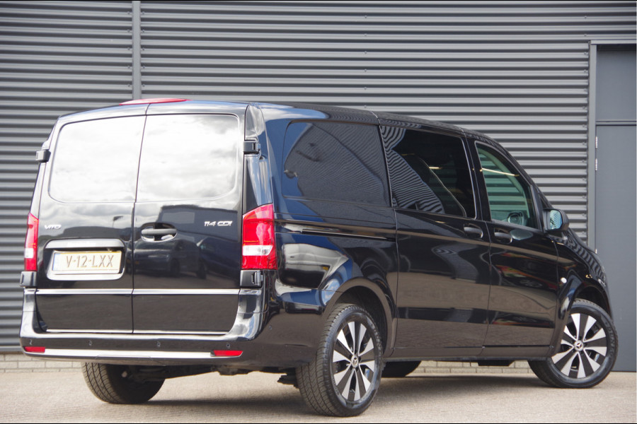 Mercedes-Benz Vito 114 CDI L2 Pro AUT. DC-5P, LEDER, CAMERA, CRUISE, CLIMA, COMFORT STOELEN, LEDER STUURWIEL, DUBBELE CABINE
