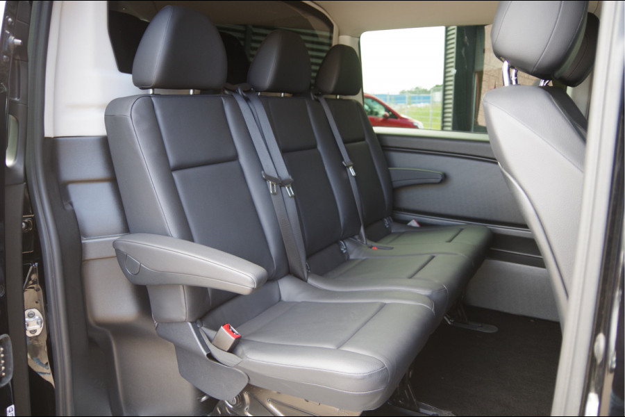Mercedes-Benz Vito 114 CDI L2 Pro AUT. DC-5P, LEDER, CAMERA, CRUISE, CLIMA, COMFORT STOELEN, LEDER STUURWIEL, DUBBELE CABINE