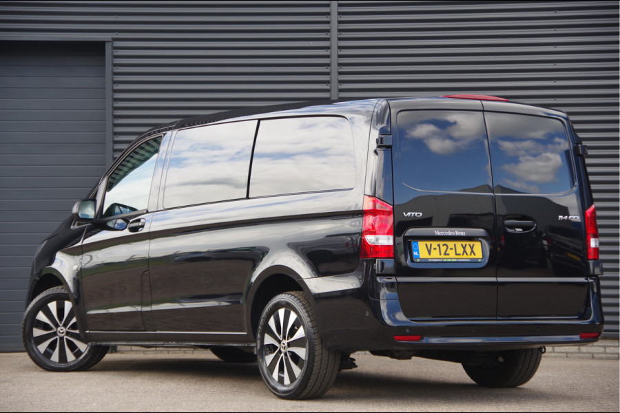 Mercedes-Benz Vito 114 CDI L2 Pro AUT. DC-5P, LEDER, CAMERA, CRUISE, CLIMA, COMFORT STOELEN, LEDER STUURWIEL, DUBBELE CABINE