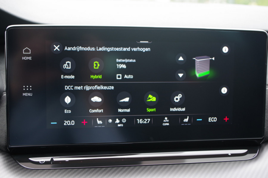 Škoda Octavia Combi 1.4 TSI RS iV PHEV 245 PK Business, Panoramadak, Leder-Alcantara, Canton Sound, Head-Up, Memory