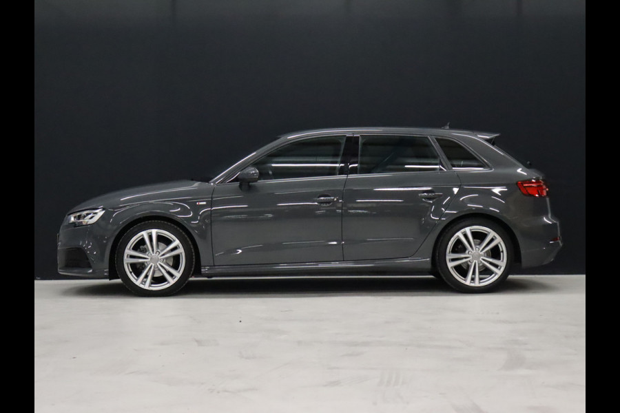 Audi A3 Sportback 30 TFSI S-Line Sport [VIRTUAL COCKPIT, S-LINE, VLAK SPORTSTUUR, STOELVERWARMING, BLUETOOTH, CRUISE CONTROL, CLIMATE CONTROL, NIEUWSTAAT]