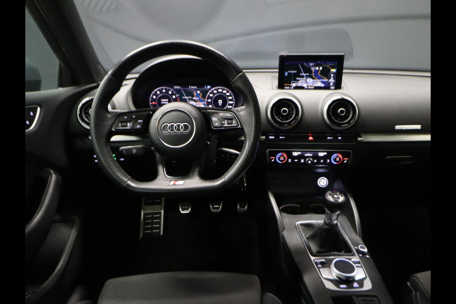 Audi A3 Sportback 30 TFSI S-Line Sport [VIRTUAL COCKPIT, S-LINE, VLAK SPORTSTUUR, STOELVERWARMING, BLUETOOTH, CRUISE CONTROL, CLIMATE CONTROL, NIEUWSTAAT]