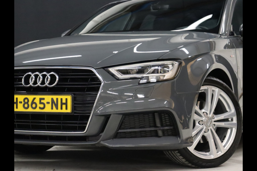 Audi A3 Sportback 30 TFSI S-Line Sport [VIRTUAL COCKPIT, S-LINE, VLAK SPORTSTUUR, STOELVERWARMING, BLUETOOTH, CRUISE CONTROL, CLIMATE CONTROL, NIEUWSTAAT]