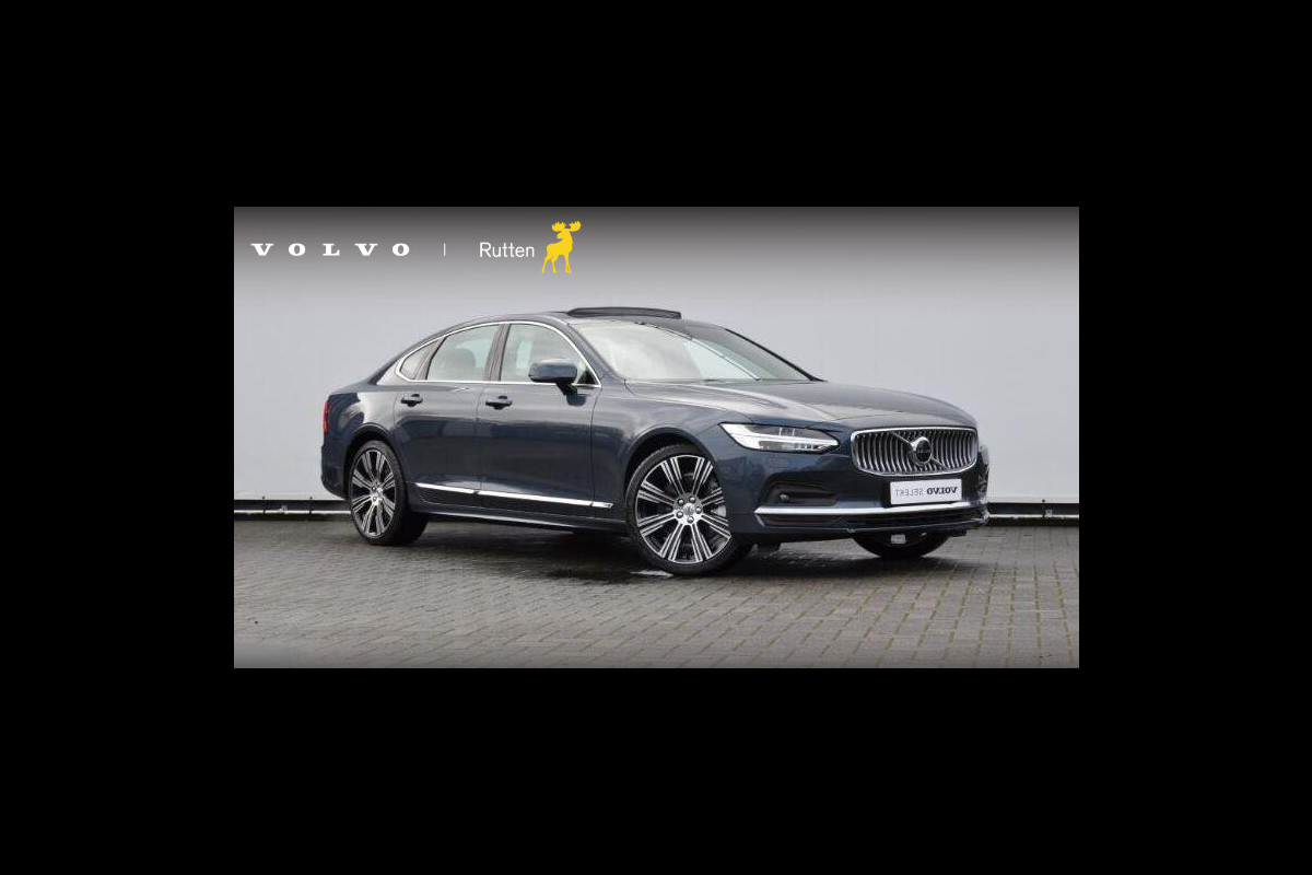 Volvo S90 B5 264PK Automaat Ultimate Bright / Adaptive cruise control/ Parkeersensoren met camera/ Harman Kardon audio, Panoramadak/ Head up display/ BLIS/ Apple carplay/ Leder dashboard