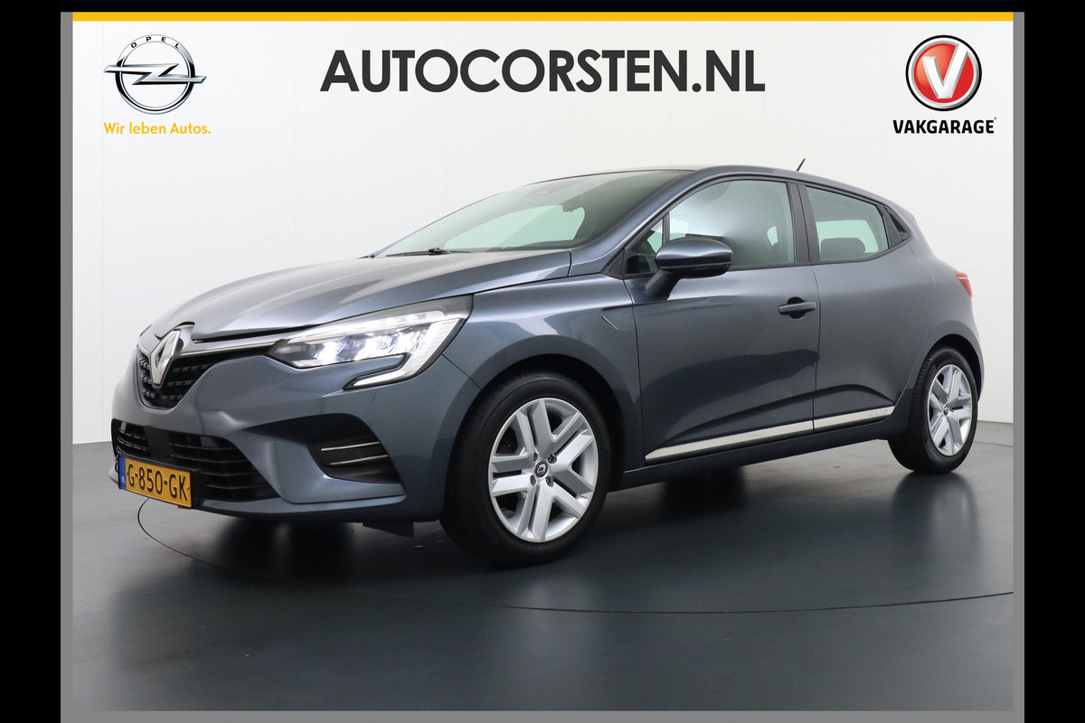 Renault Clio 1.0T101PK Apple Carplay Android Navi* Airco Cruise C Keyless Led DAB Zen Lmv Lichtsensor Bluetooth ESP Verkeersbord detectie Hill hold 1.065KG Lediggewicht, laag in de wegenbelasting Renault Clio 1.0T101PK Apple Carplay Android Navi* Airco Cruise C Keyless Led DAB Zen Lmv Lichtsensor Bluetooth ESP Verkeersbord detectie Hill hold 1.065KG Lediggewicht, laag in de wegenbelasting