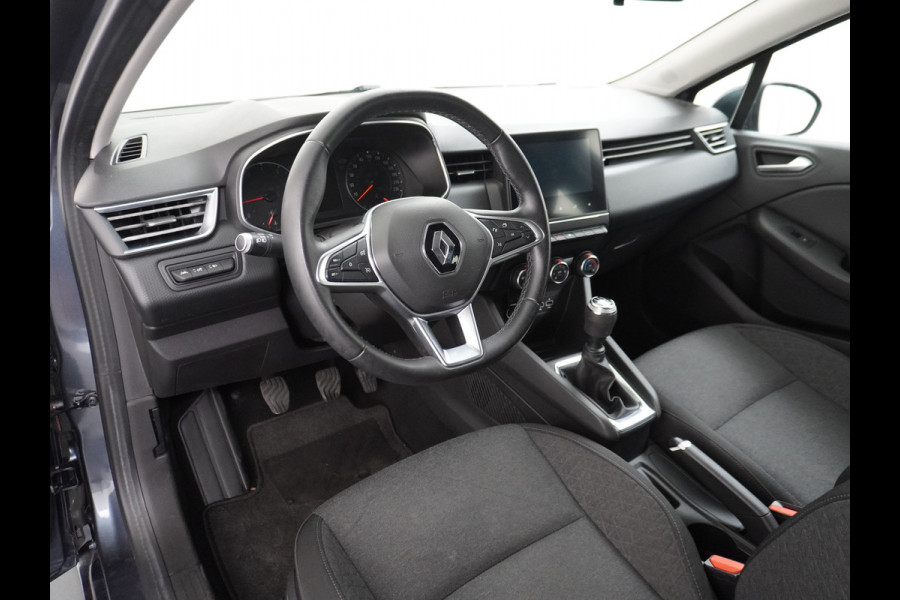 Renault Clio 1.0T101PK Apple Carplay Android Navi* Airco Cruise C Keyless Led DAB Zen Lmv Lichtsensor Bluetooth ESP Verkeersbord detectie Hill hold 1.065KG Lediggewicht, laag in de wegenbelasting