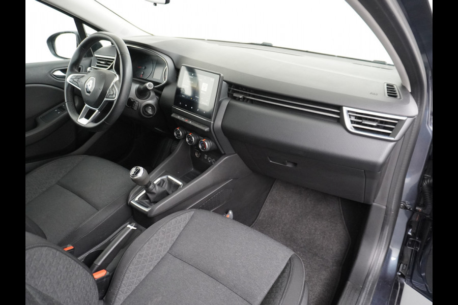 Renault Clio 1.0T101PK Apple Carplay Android Navi* Airco Cruise C Keyless Led DAB Zen Lmv Lichtsensor Bluetooth ESP Verkeersbord detectie Hill hold 1.065KG Lediggewicht, laag in de wegenbelasting