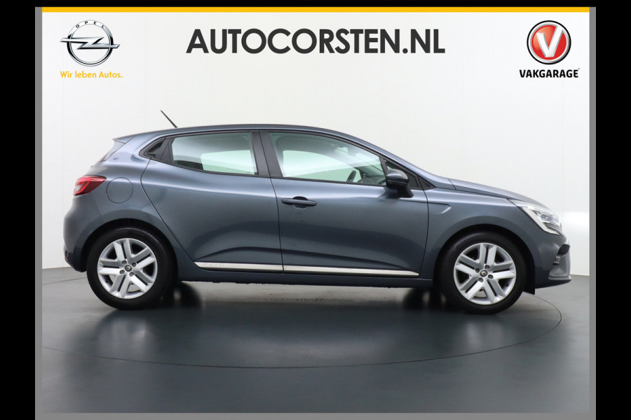 Renault Clio 1.0T101PK Apple Carplay Android Navi* Airco Cruise C Keyless Led DAB Zen Lmv Lichtsensor Bluetooth ESP Verkeersbord detectie Hill hold 1.065KG Lediggewicht, laag in de wegenbelasting