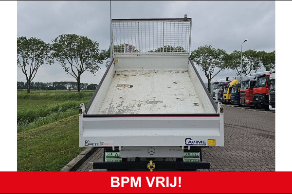 Mercedes-Benz Sprinter 514 L3H2 Dubbele Cabine 3.5T-Trekhaak Kipper Airco Euro6 143Pk!